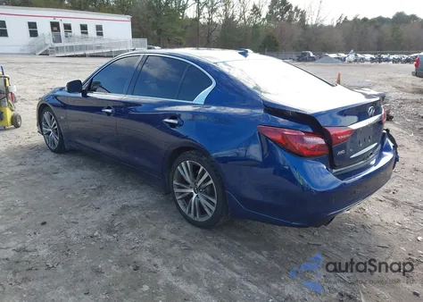 2018 Infiniti Q50 3.0T Sport z USA, uszkodzony, nr VIN JN1EV7AR6JM445322
